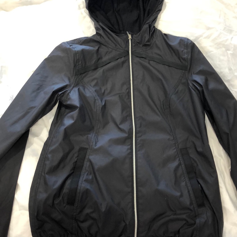Black Ivivva rain jacket
